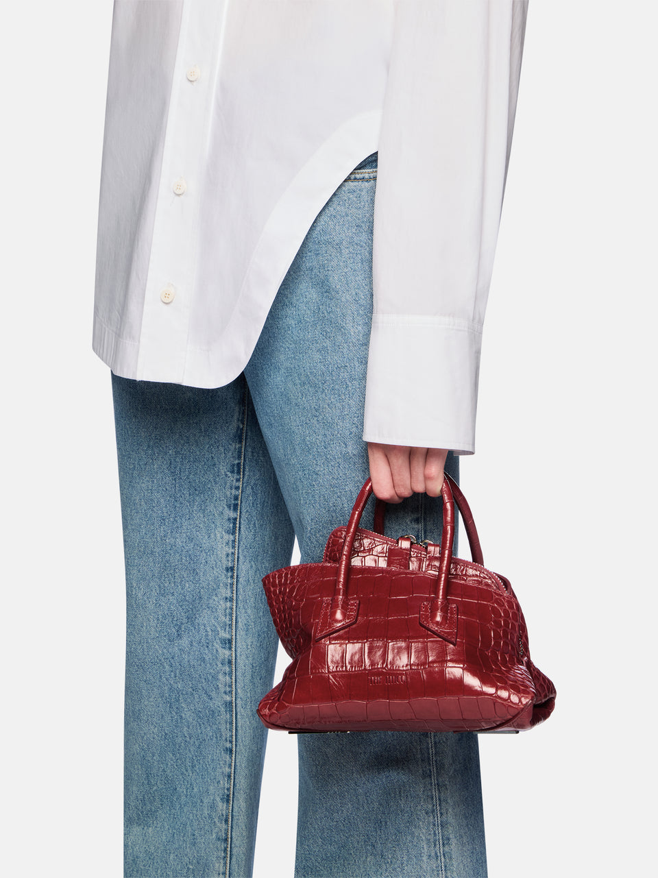 ''La Passeggiata Mini'' red top handle