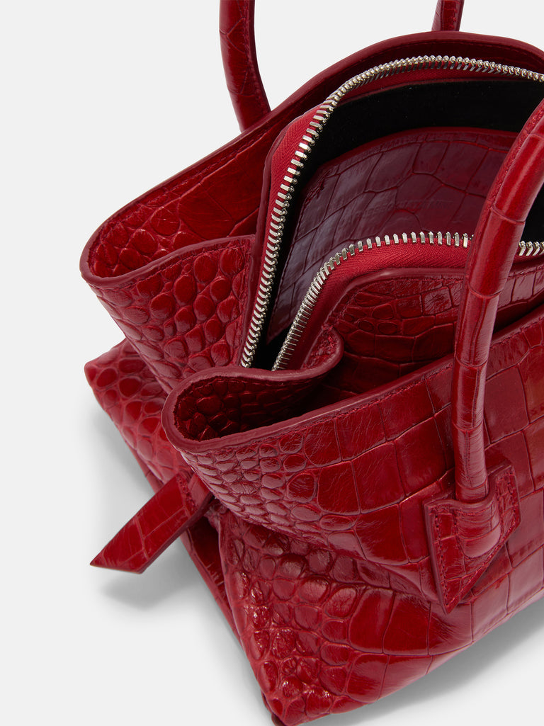 ''La Passeggiata Mini'' red top handle