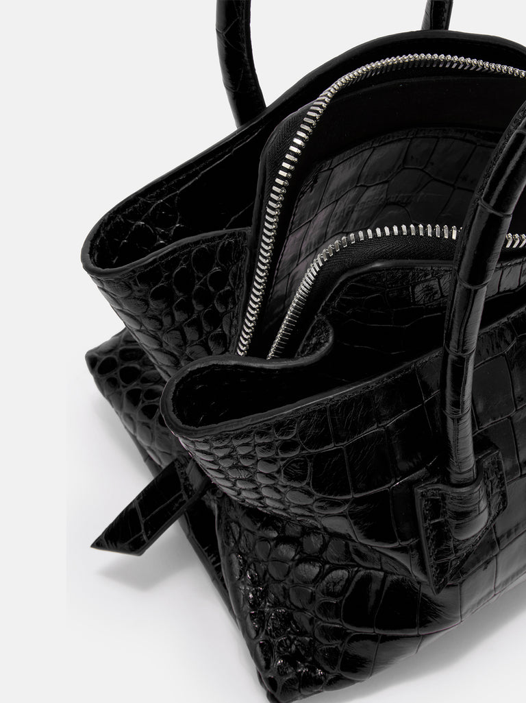 ''La Passeggiata Mini'' black top handle