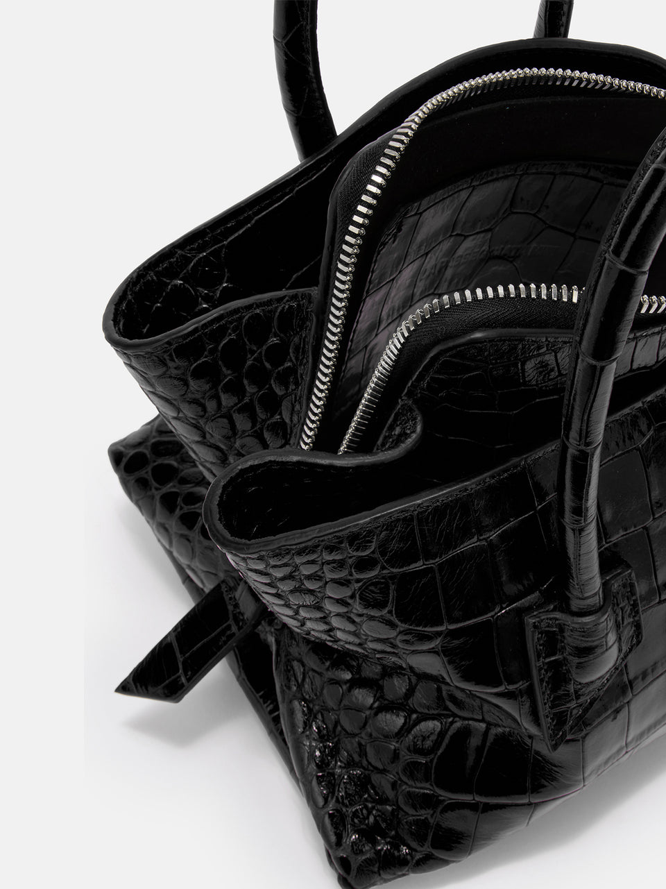 ''La Passeggiata Mini'' black top handle
