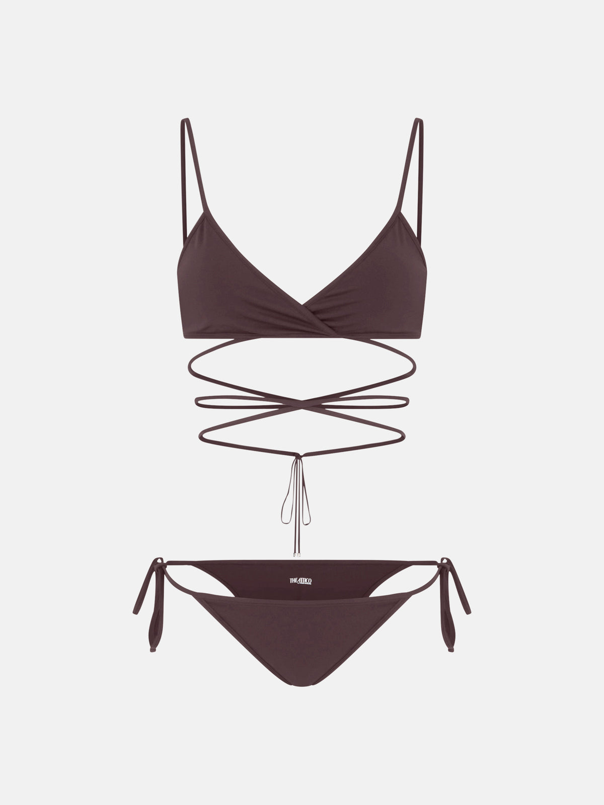 The Attico Dark brown bikini - M