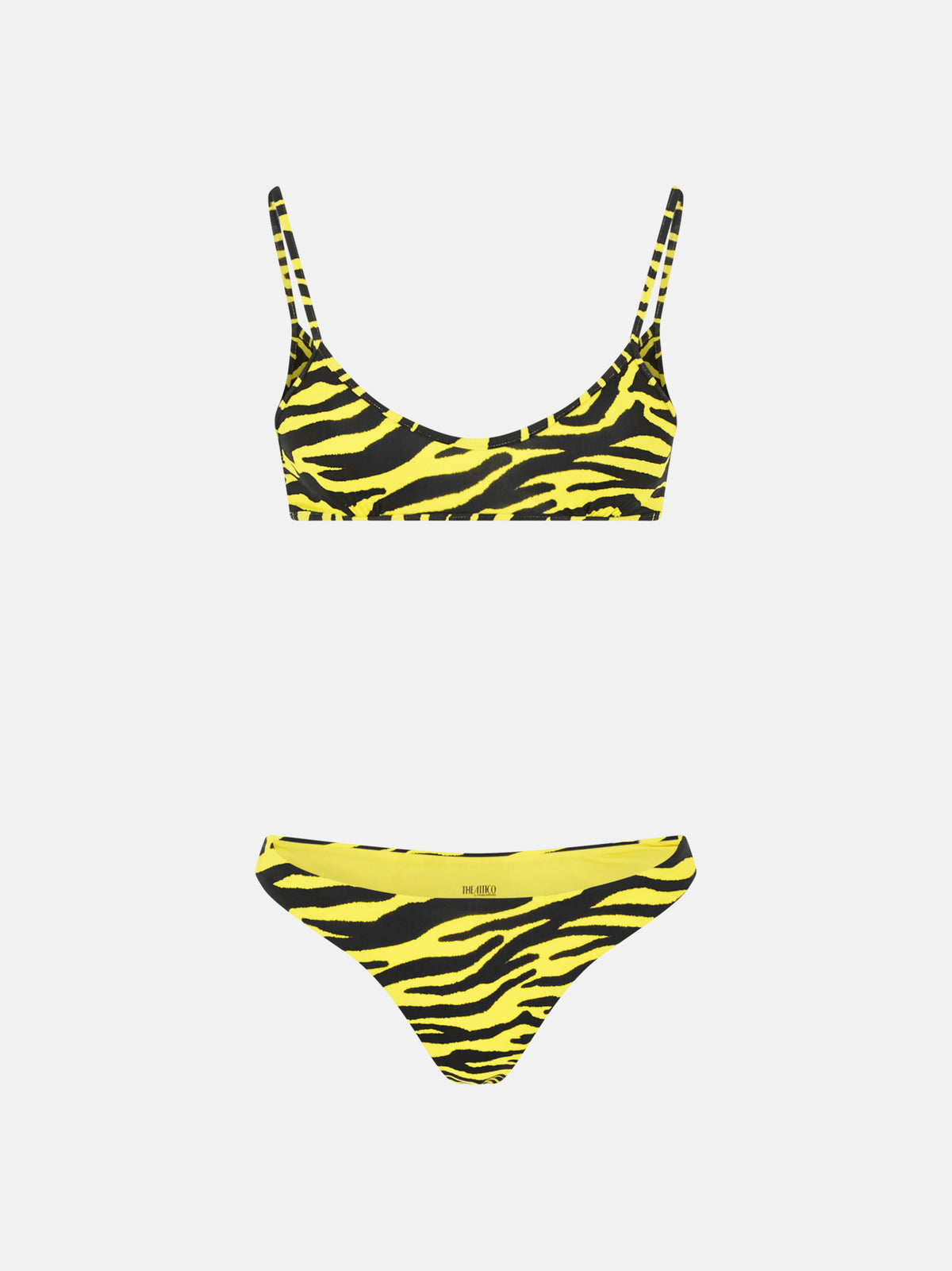 The Attico Black and yellow bikini - XS