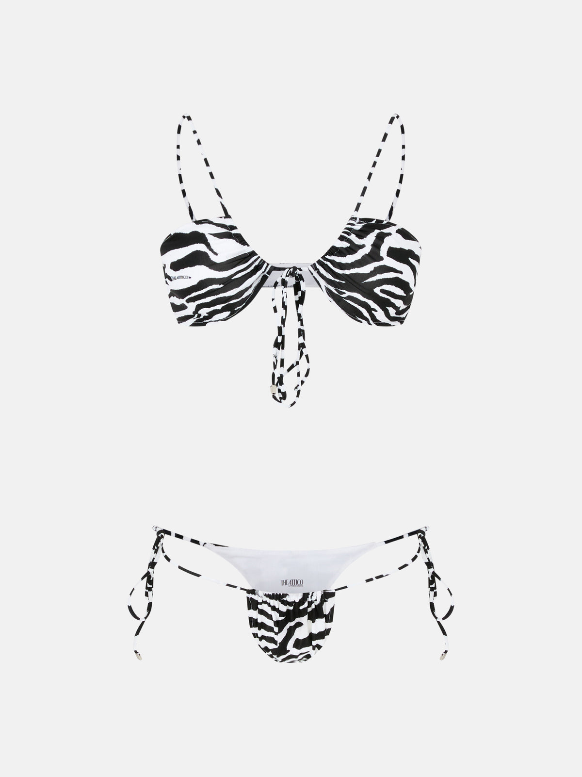The Attico White and black bikini - XS