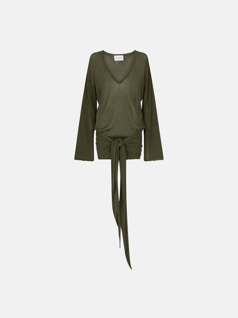 Dark green mini dress