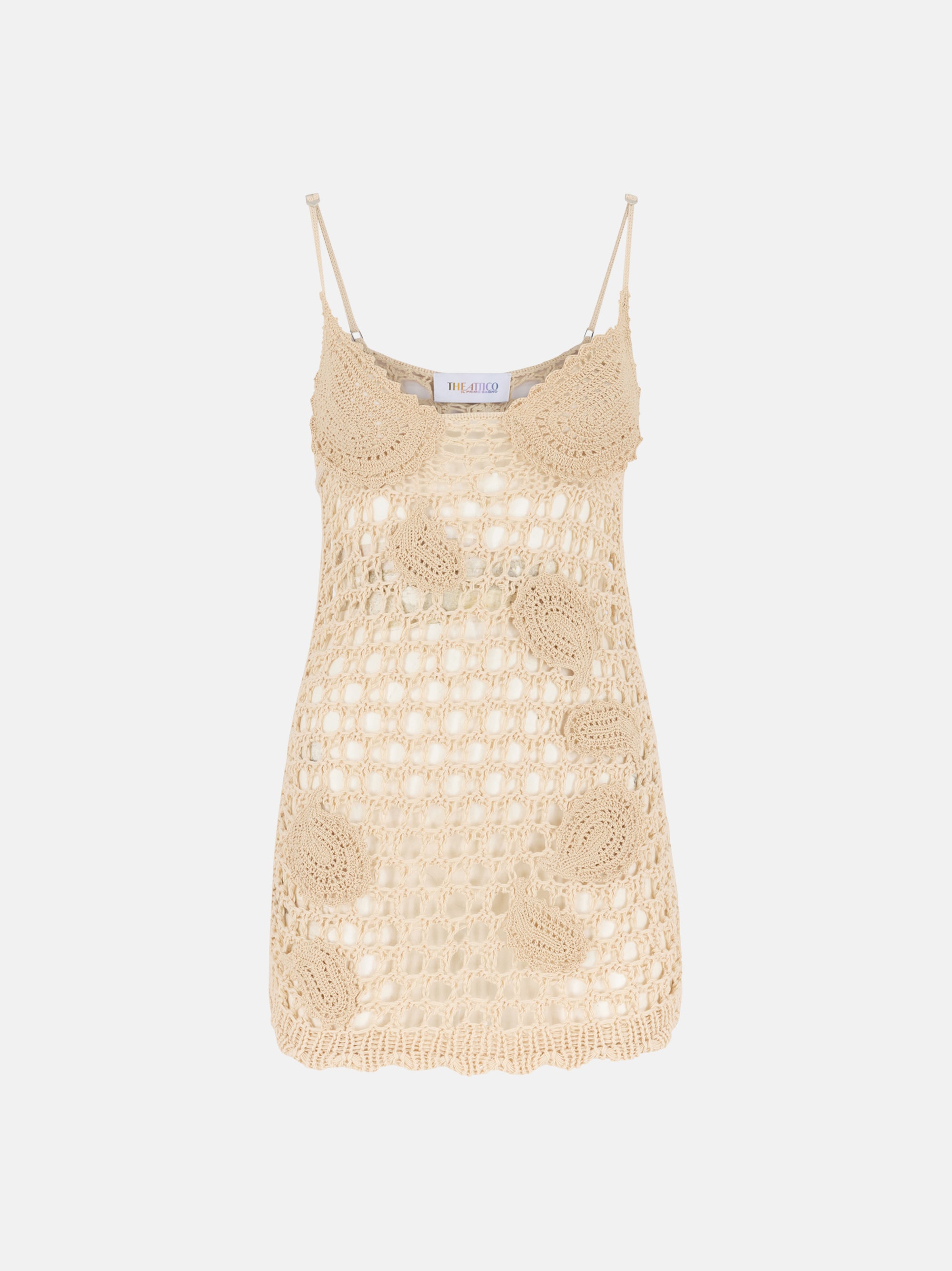 Natural mini dress