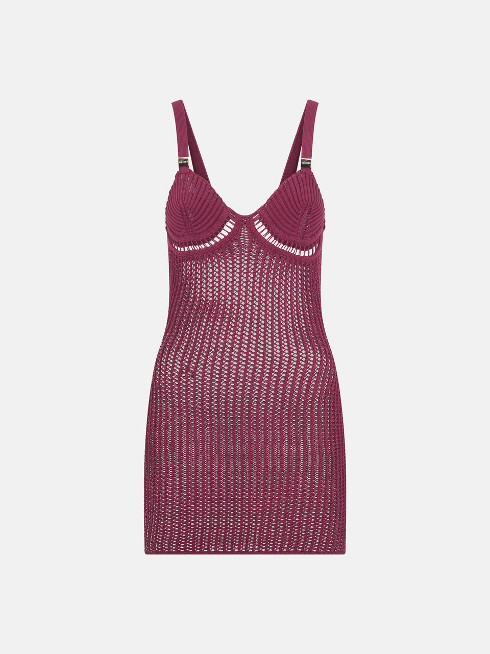 Mini abito burgundy