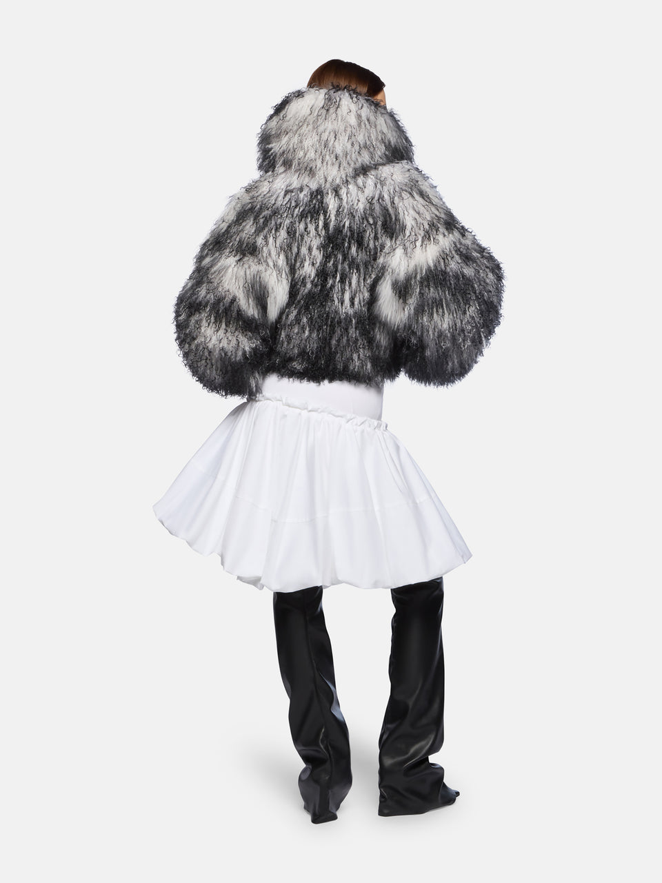 Bomber white e black