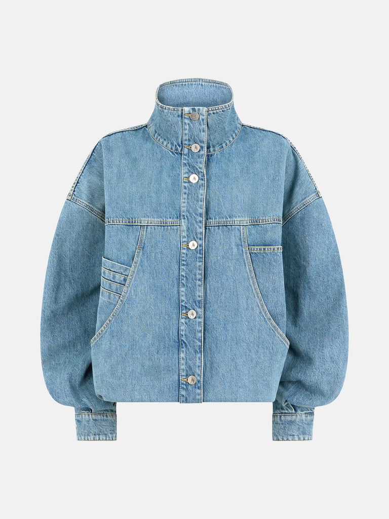 Sky blue bomber