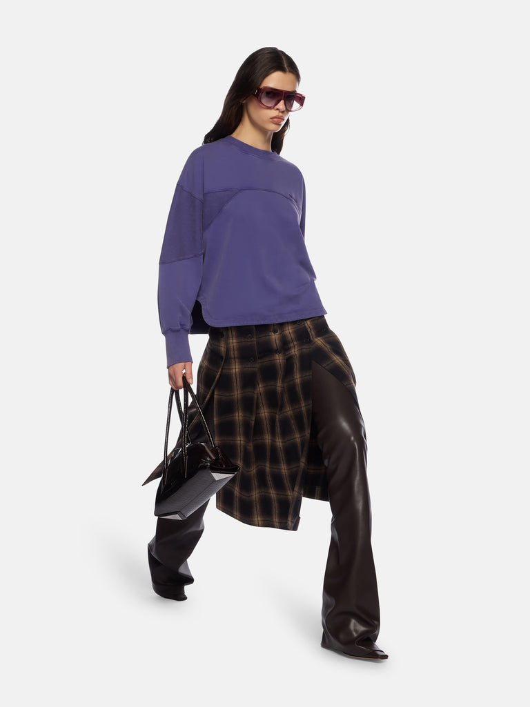 Purple sweatshirt