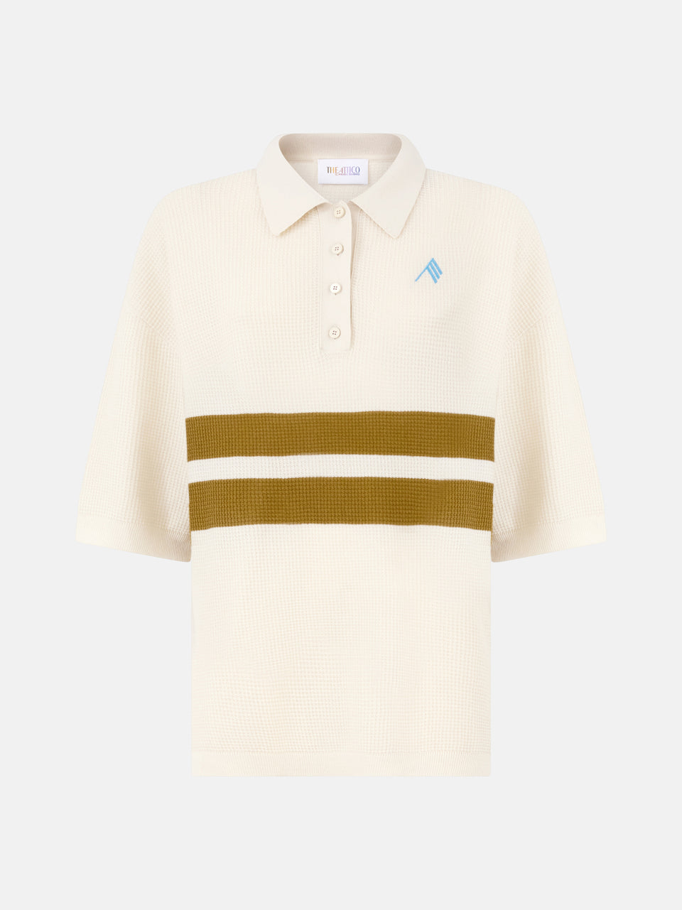 Light yellow and dark brown t-shirt