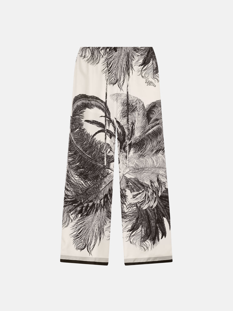 Pantaloni lunghi white e black