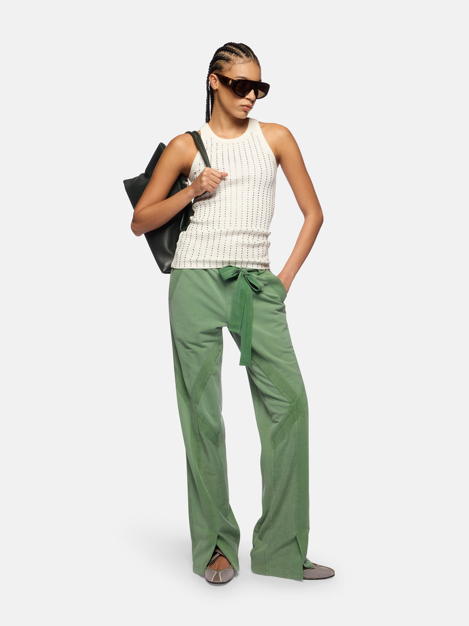 Light green long pant