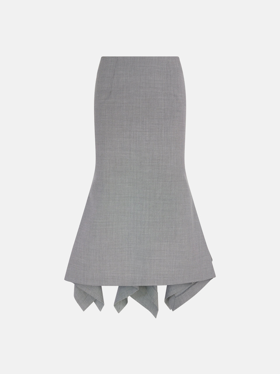 Gonna midi grey