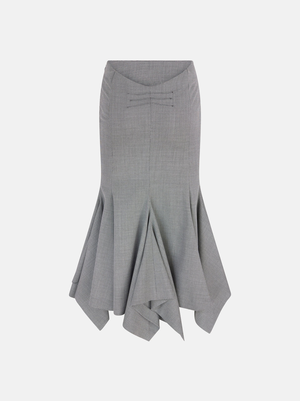 Gonna midi grey