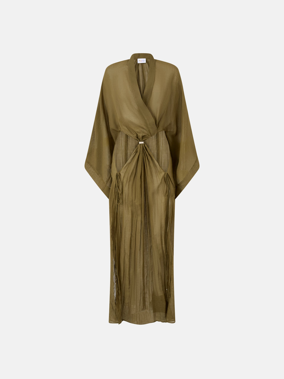 Abito lungo military green