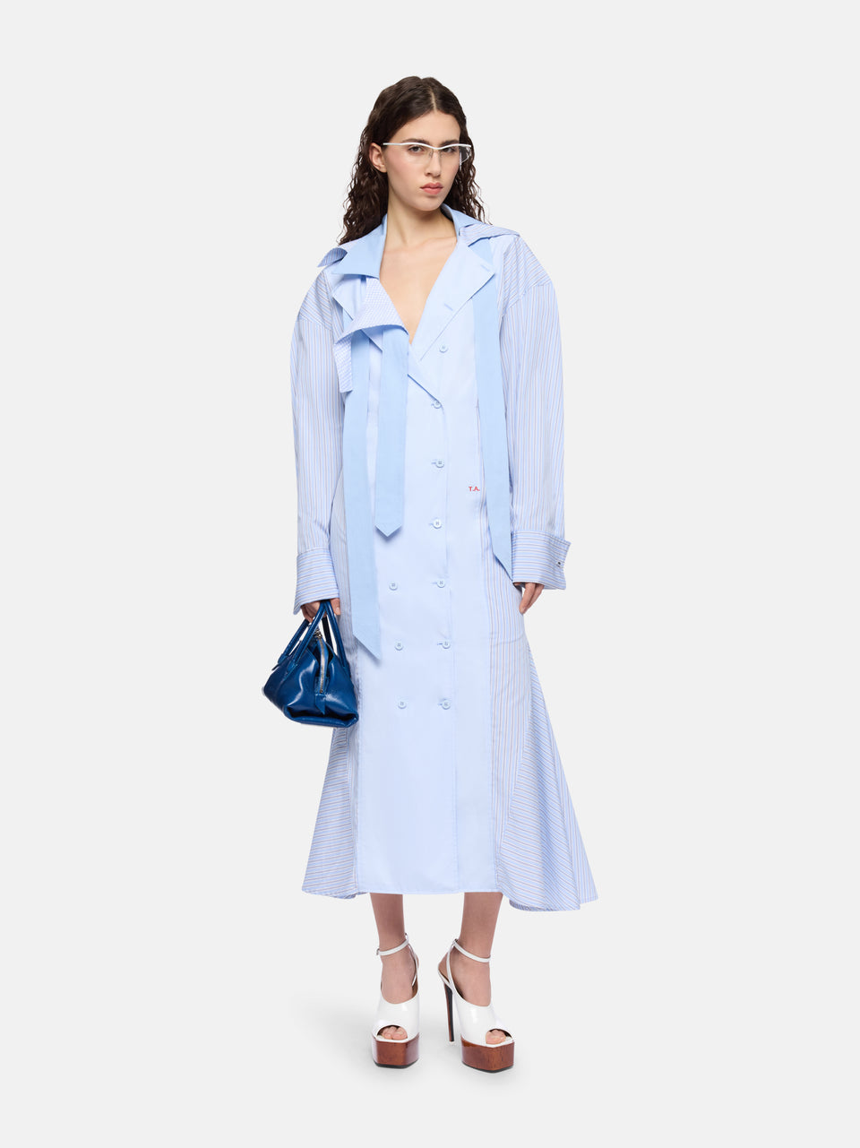 Abito midi blue