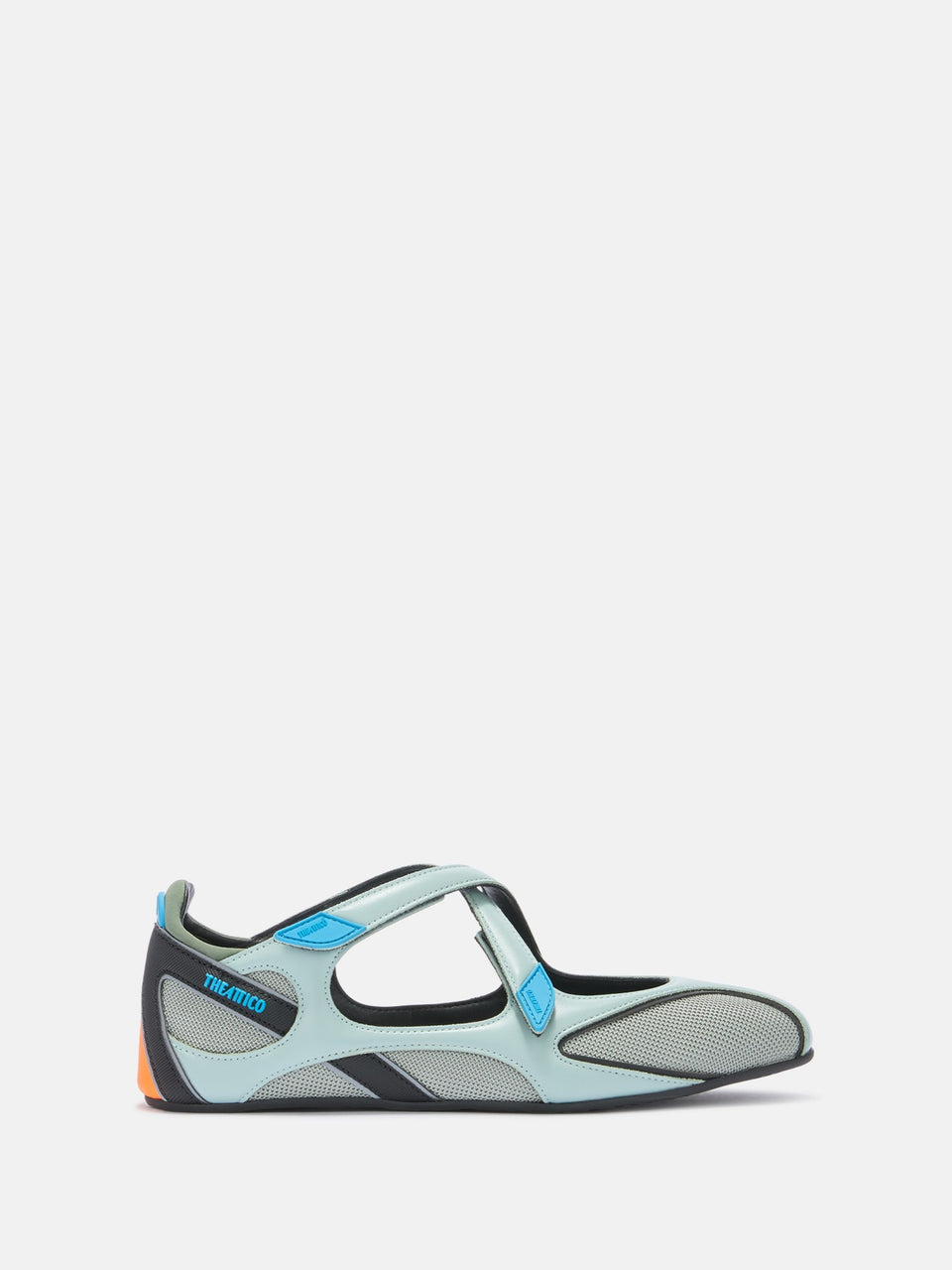 Ballerina flat ''Floor 01'' turquoise e orange