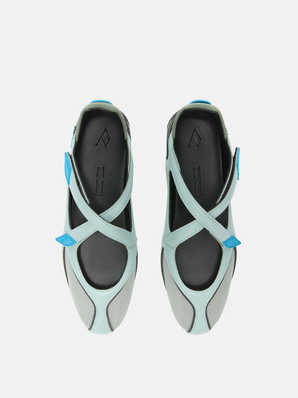 Ballerina flat ''Floor 01'' turquoise e orange