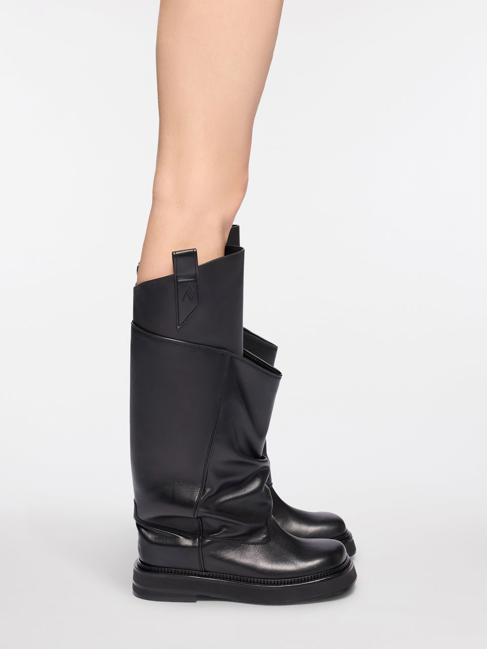 ''Robin Passeggiata'' black combat boot