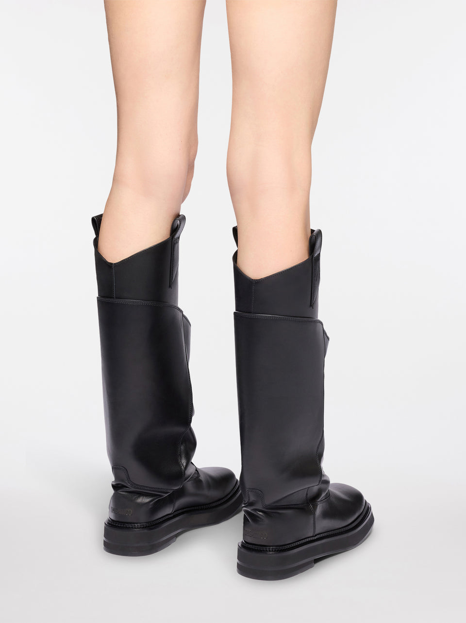 ''Robin Passeggiata'' black combat boot