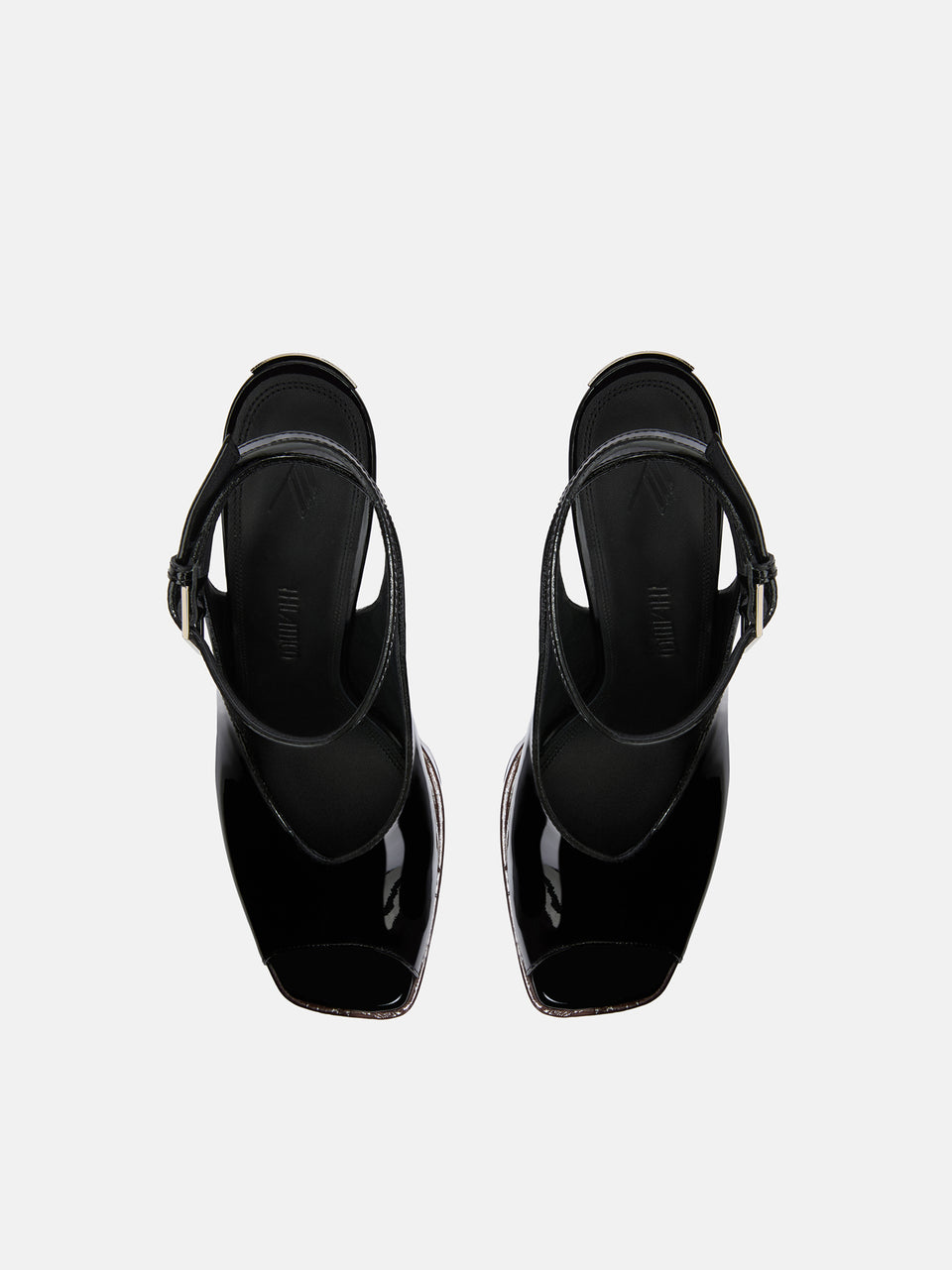 ''Ornella'' sandalo black e brown