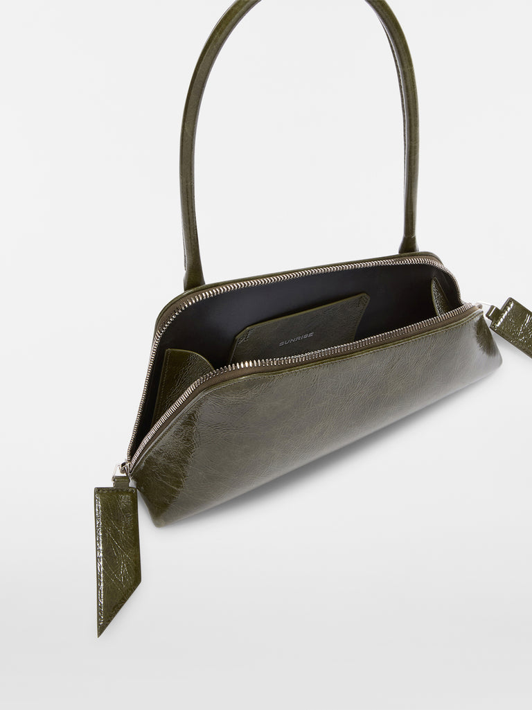 Shoulder bag ''Sunrise'' olive brown