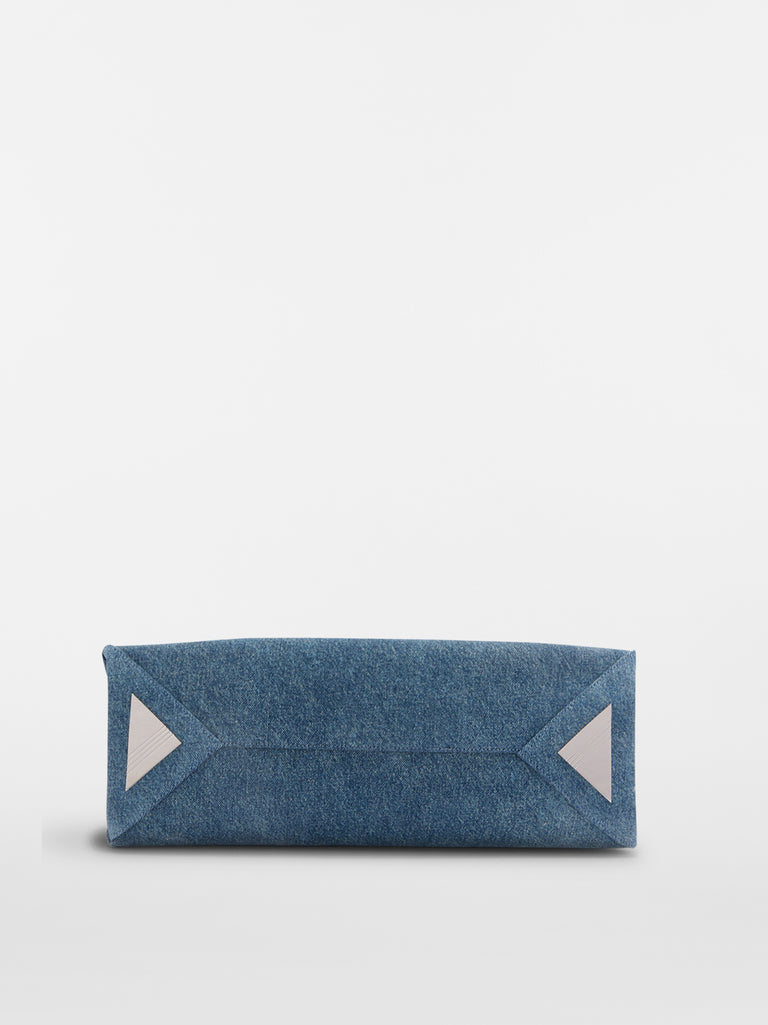 Top handle ''La Passeggiata Medium'' washed denim