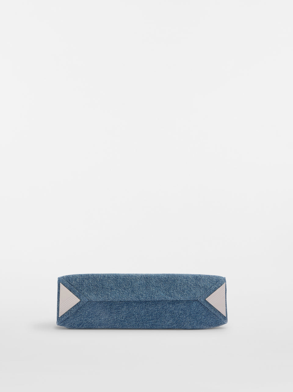 ''La Passeggiata Small'' washed denim top handle