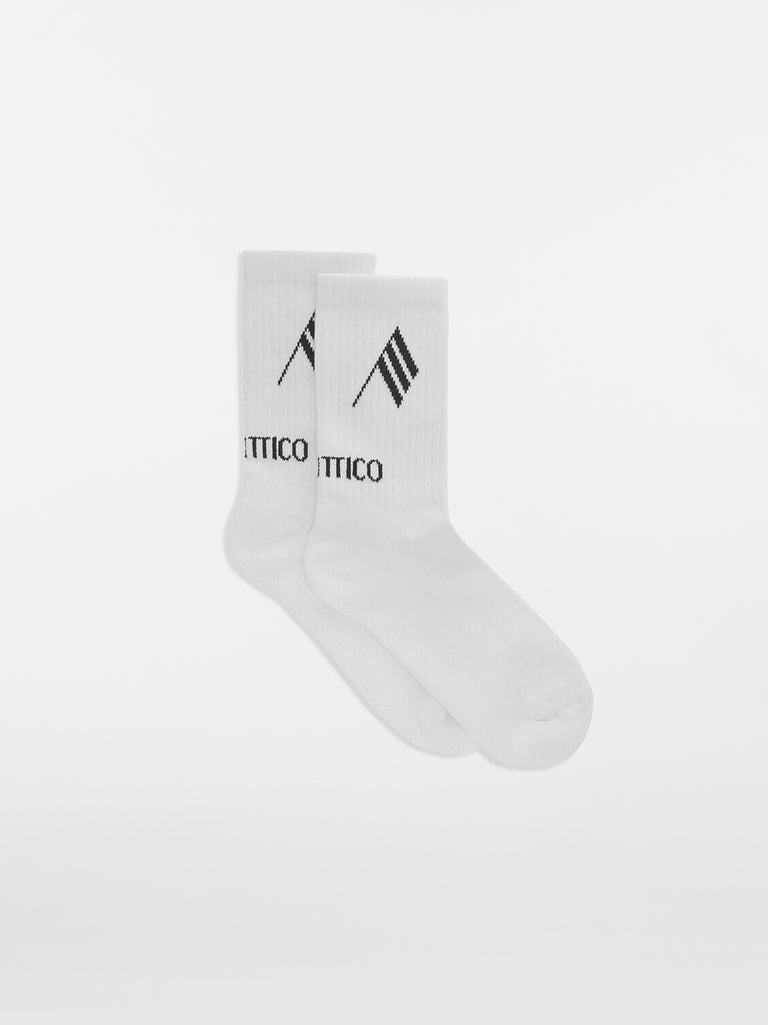 Calzino corto milk e black