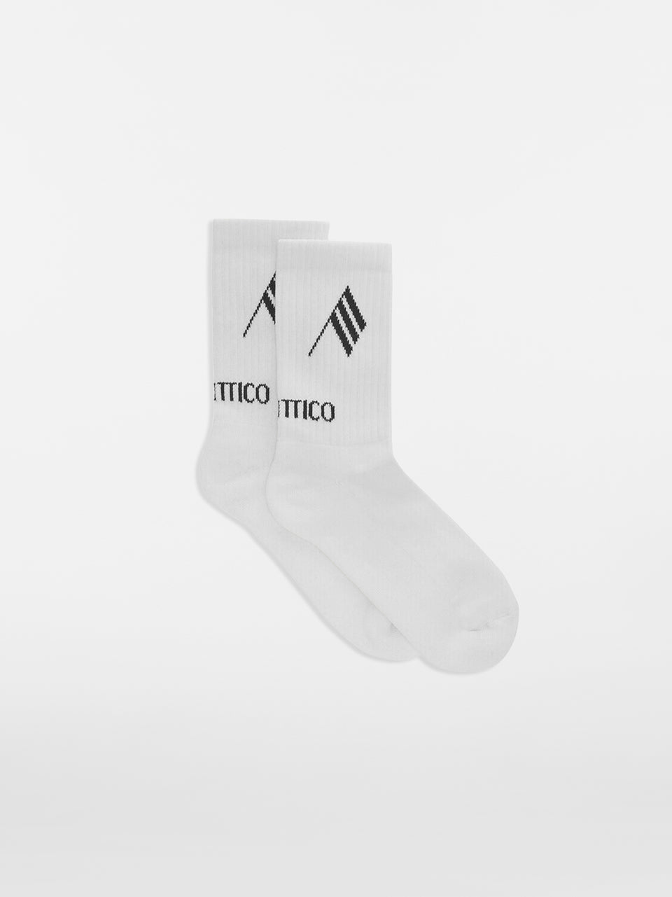 Calzino corto milk e black