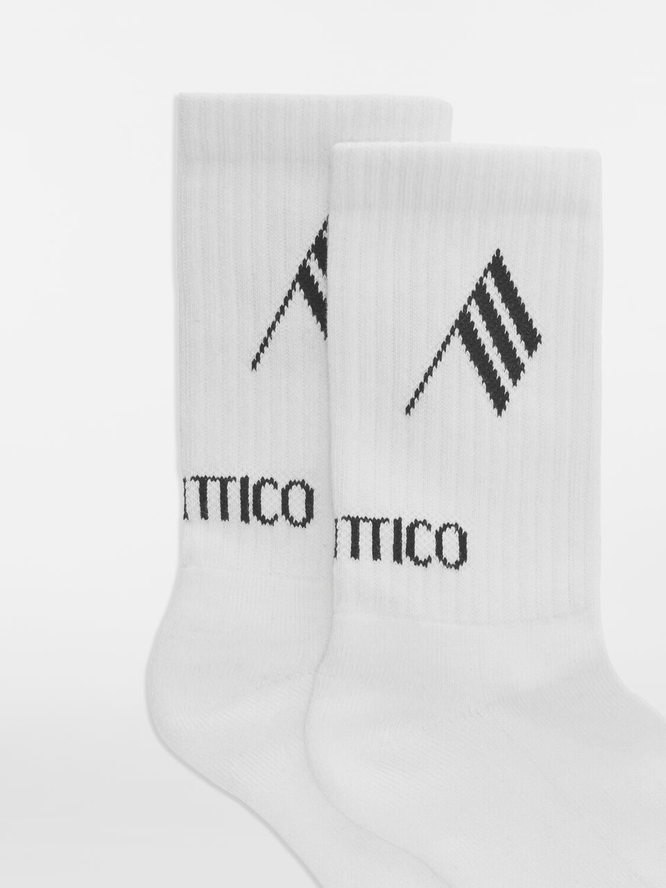 Calzino corto milk e black