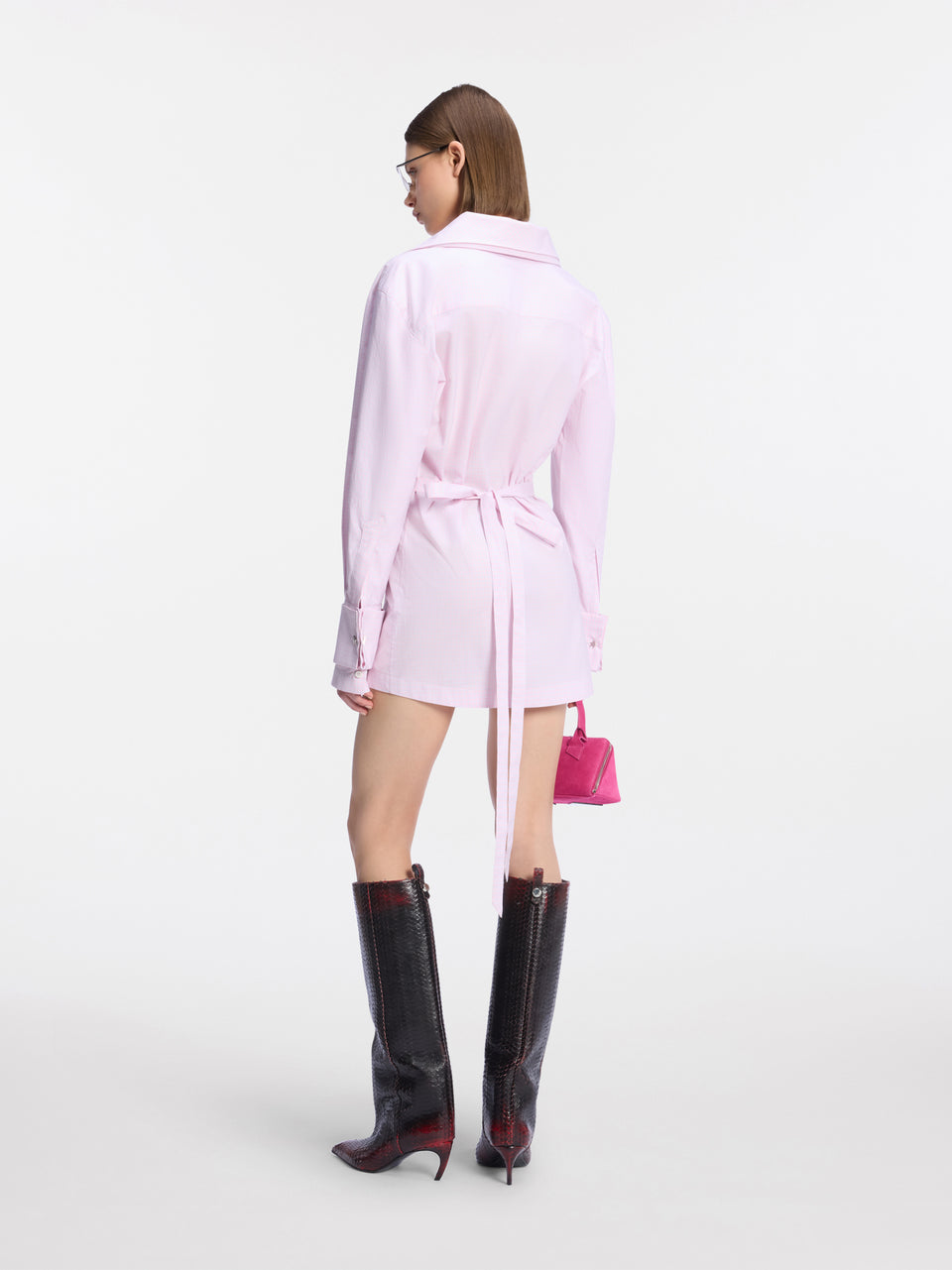 Mini abito white e pink