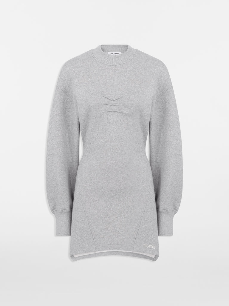 Mini abito melange grey