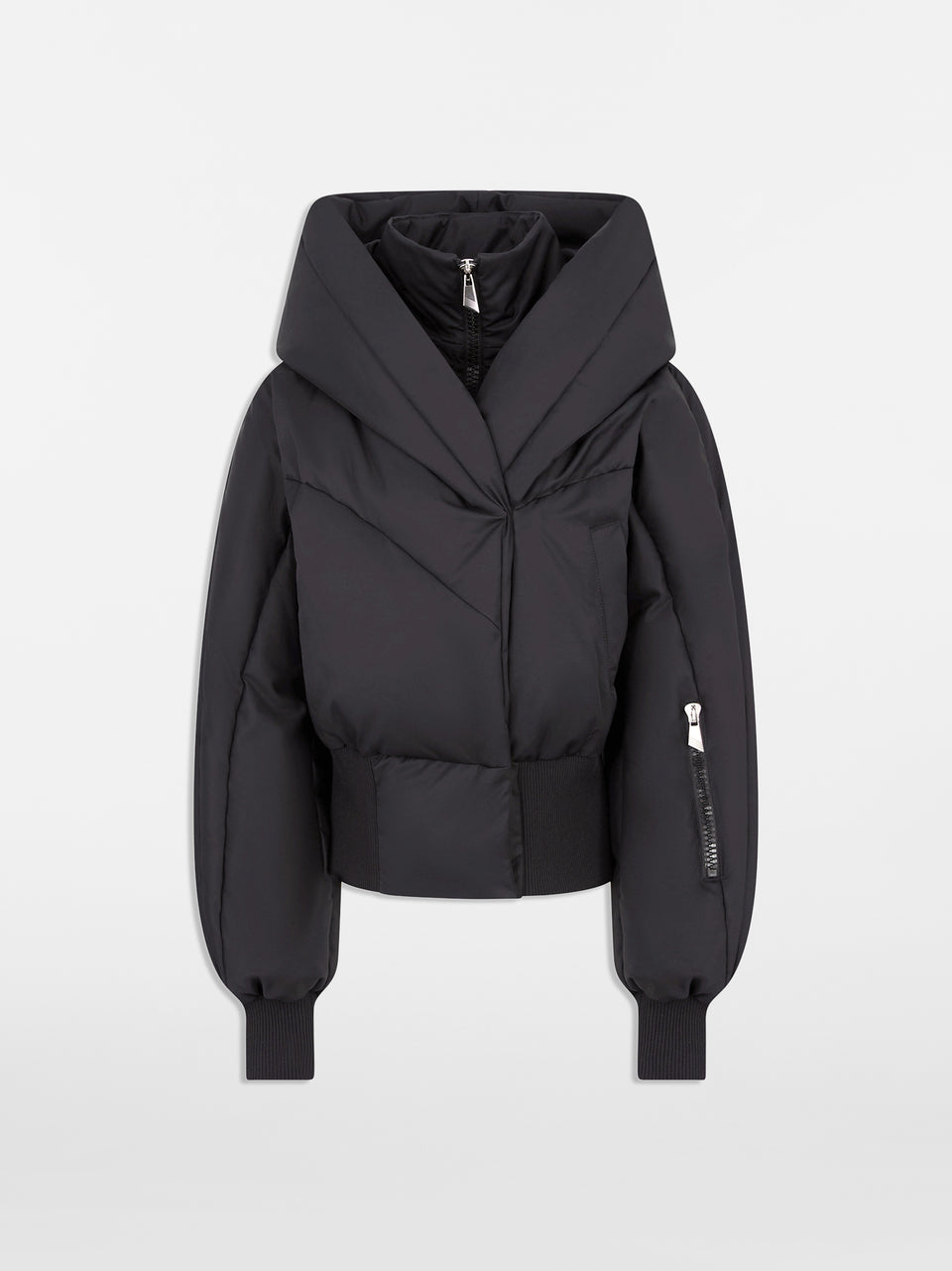 Black puffer jacket