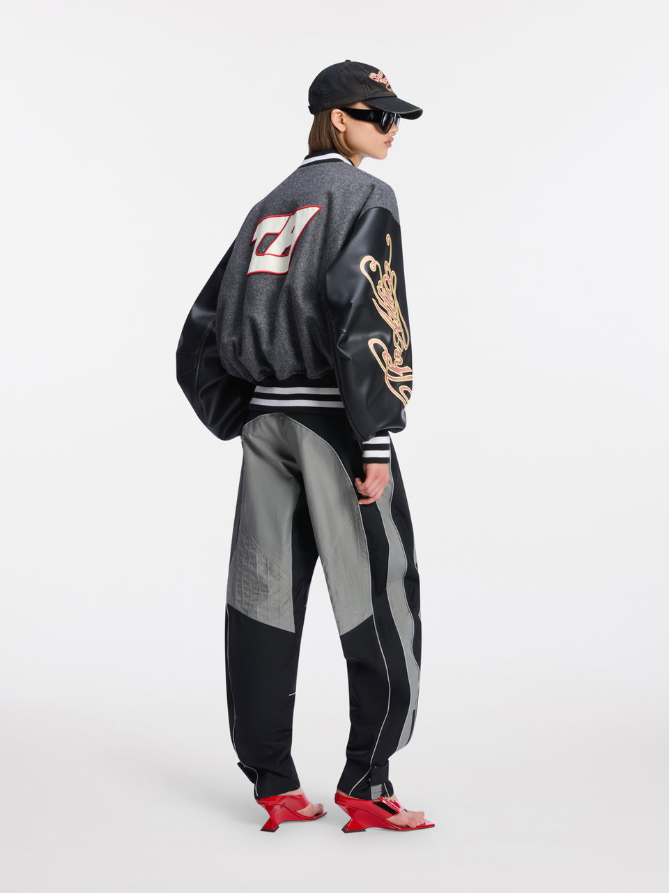 Dark grey bomber