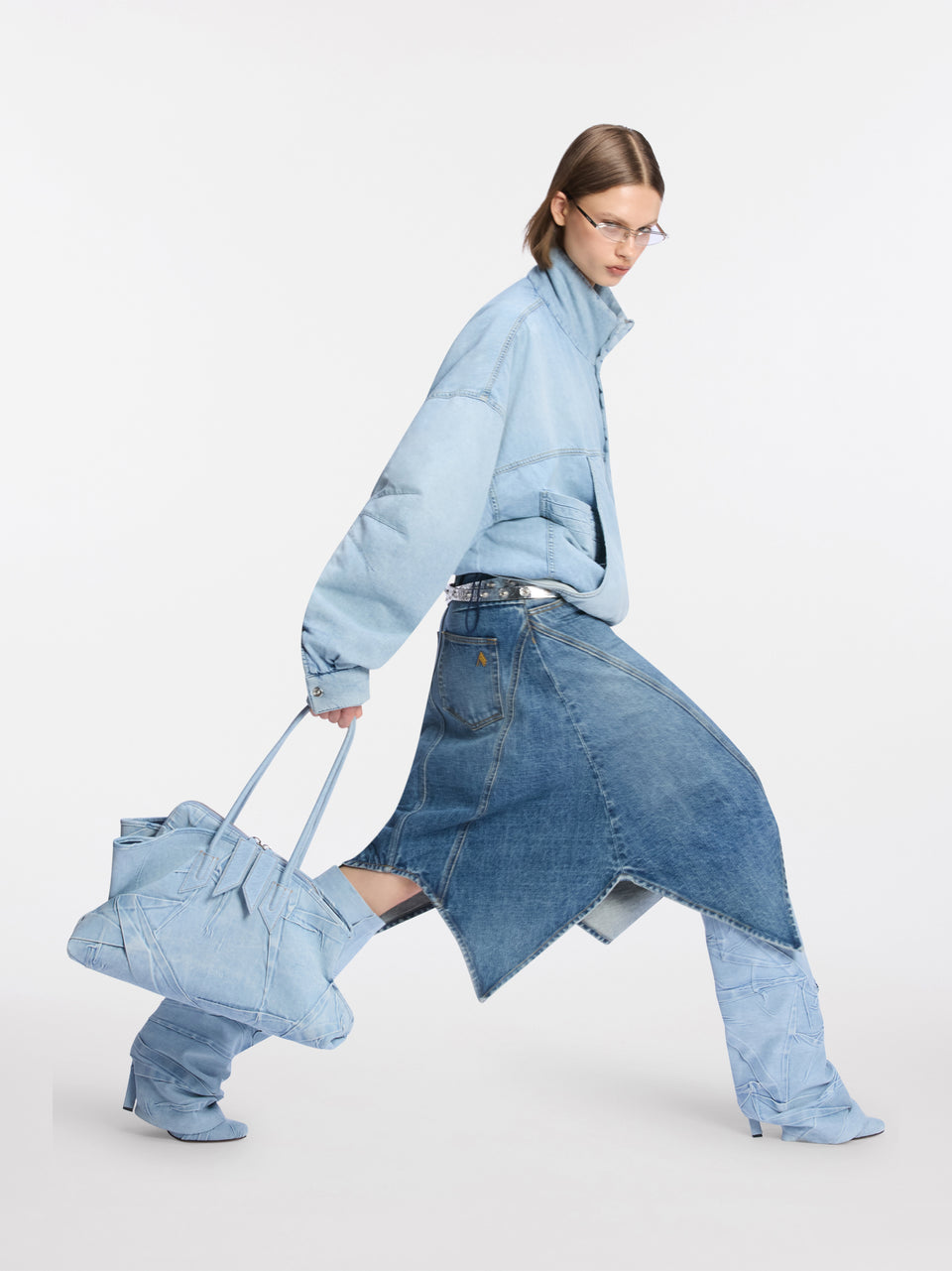 Bomber super washed blue