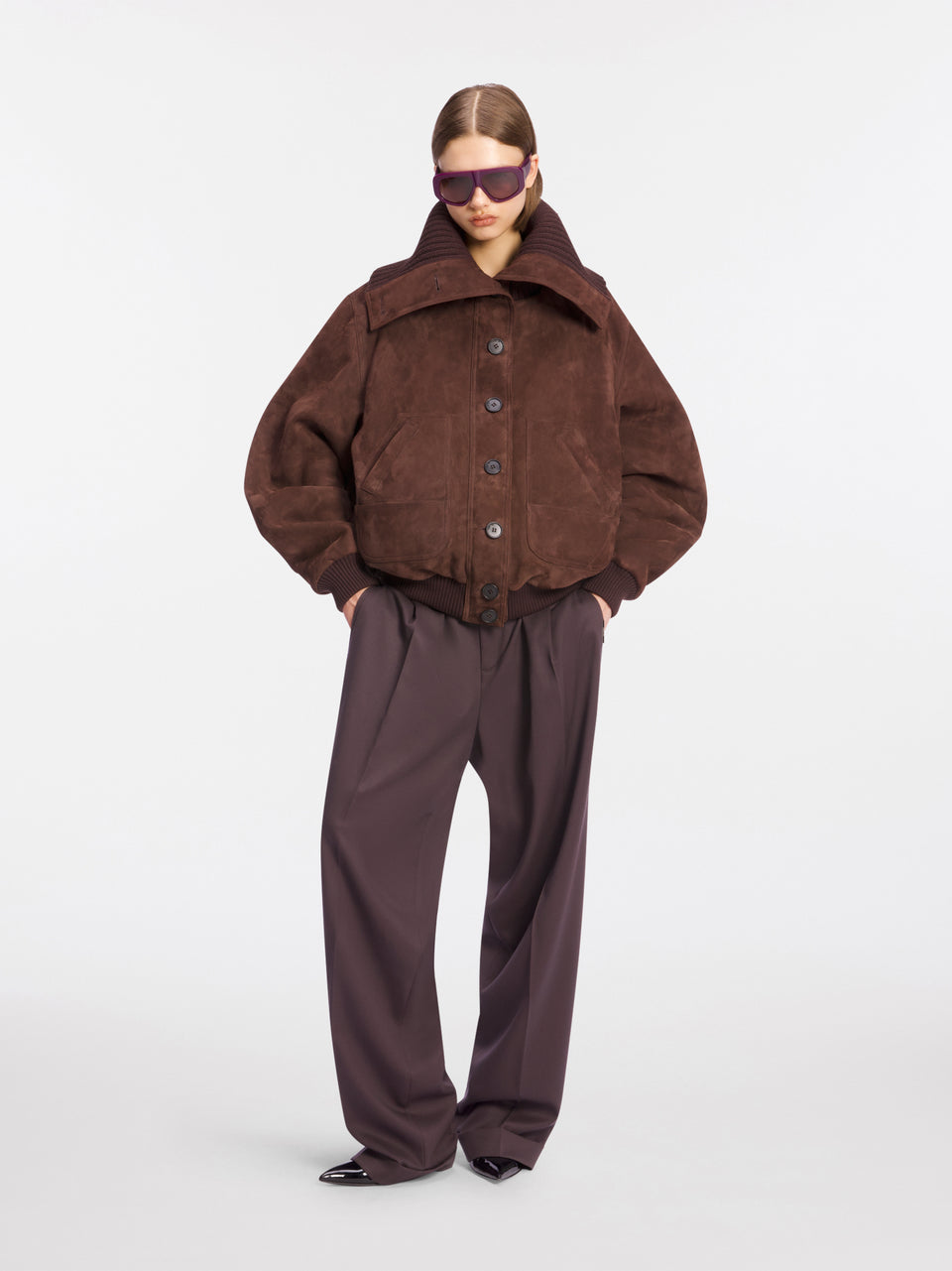 Bomber dark brown