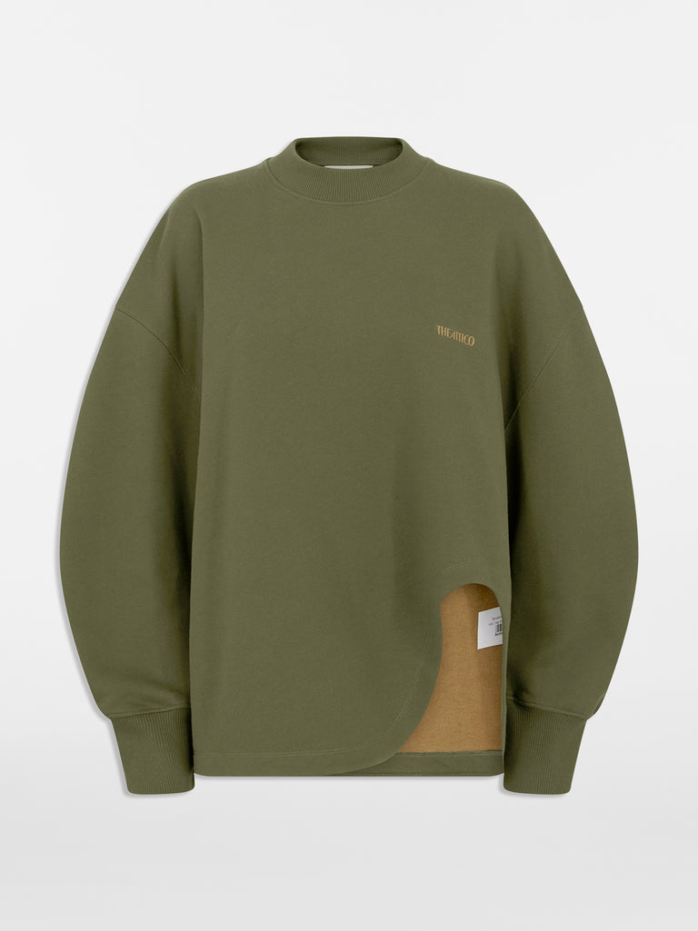 Felpa forest green