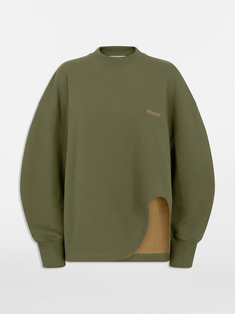 Forest green sweatshirt