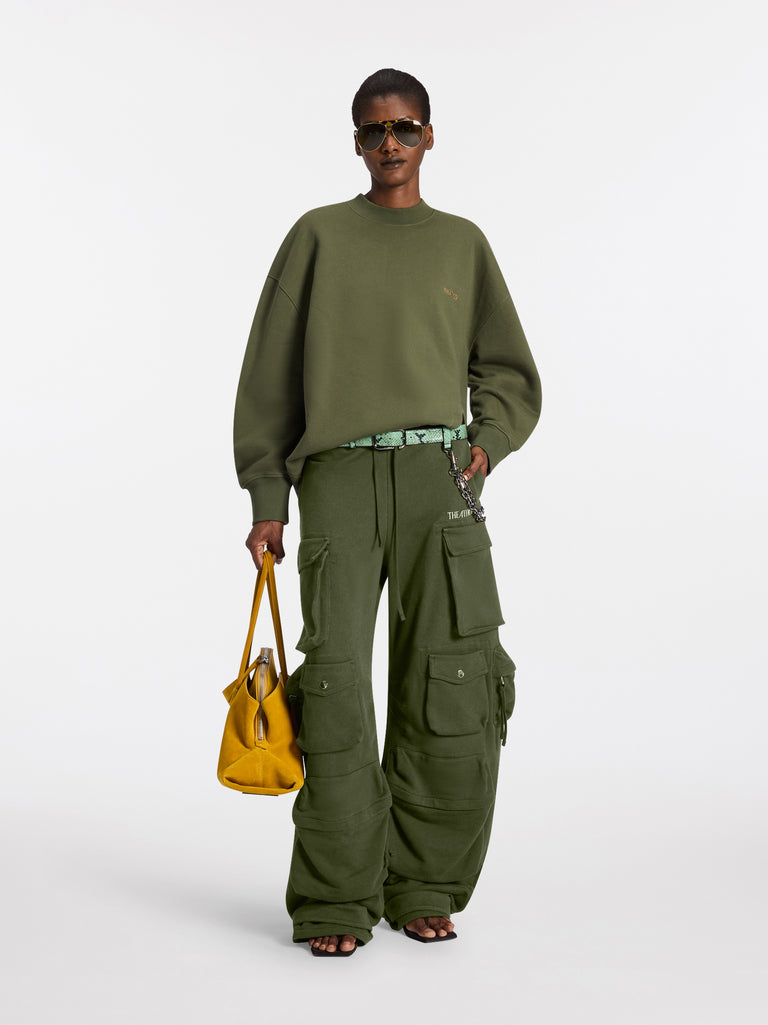 Forest green sweatshirt