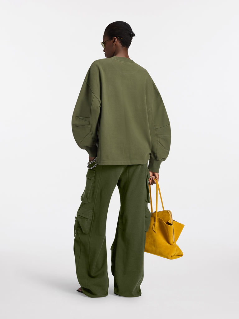 Forest green sweatshirt
