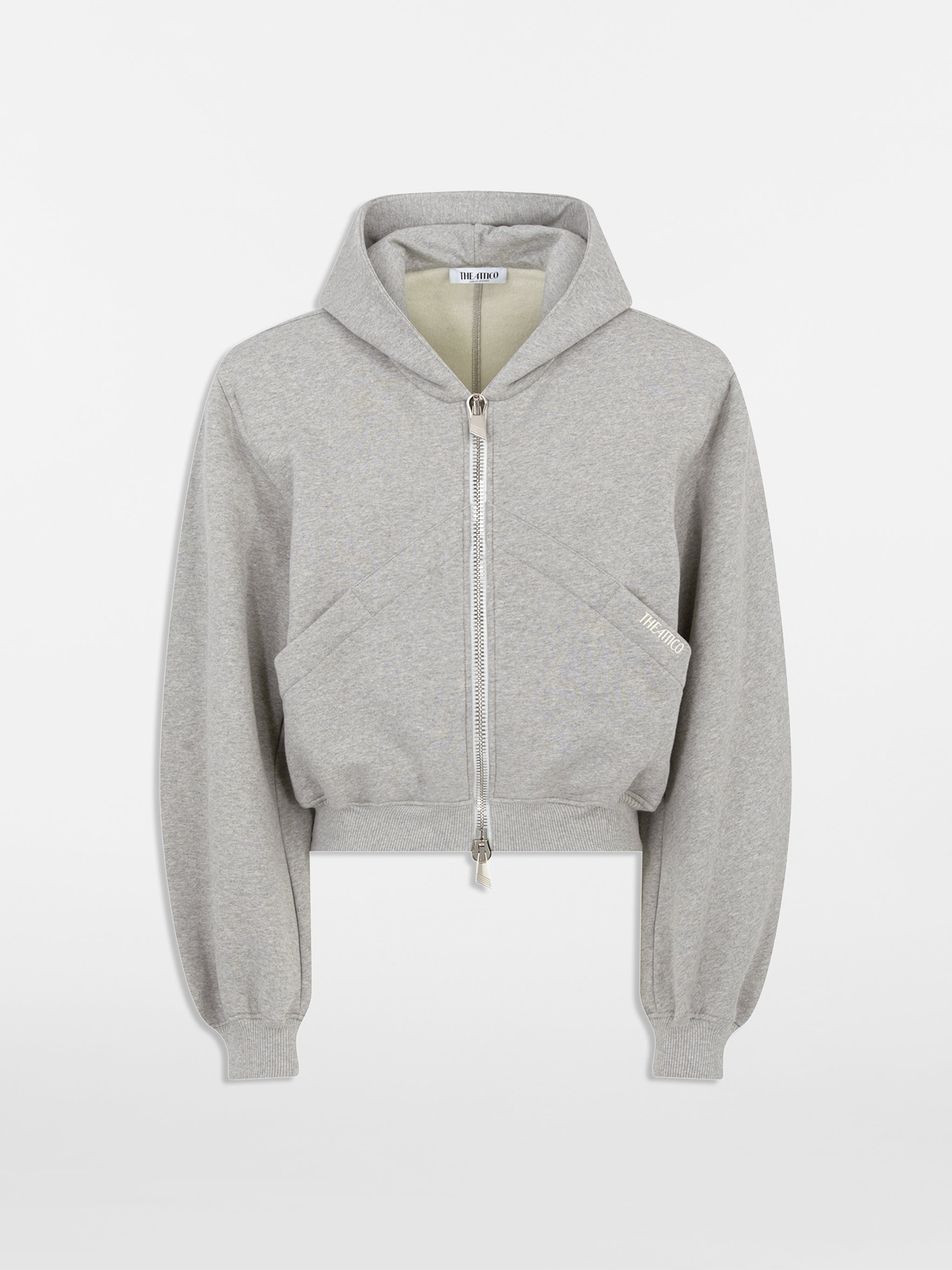 Melange grey sweatshirt | THE ATTICO®