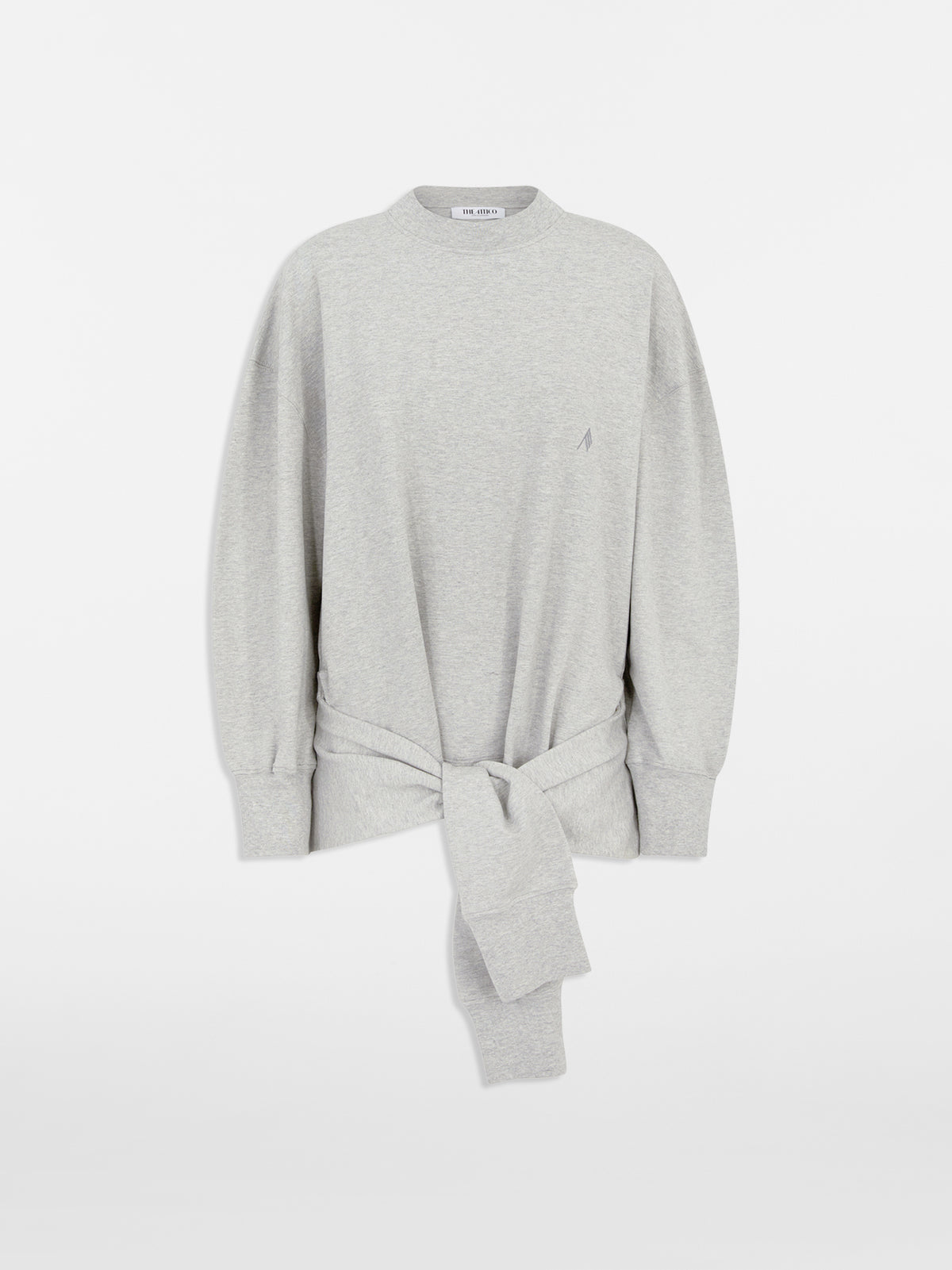 The Attico Melange grey sweatshirt - 36