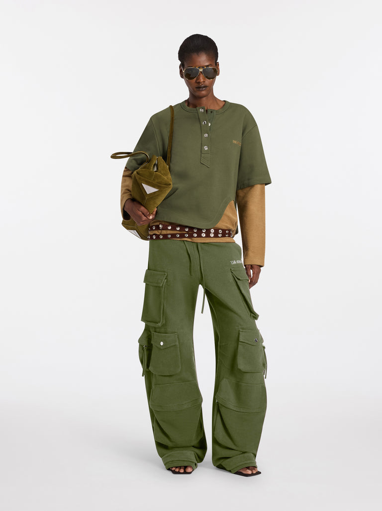 Felpa forest green