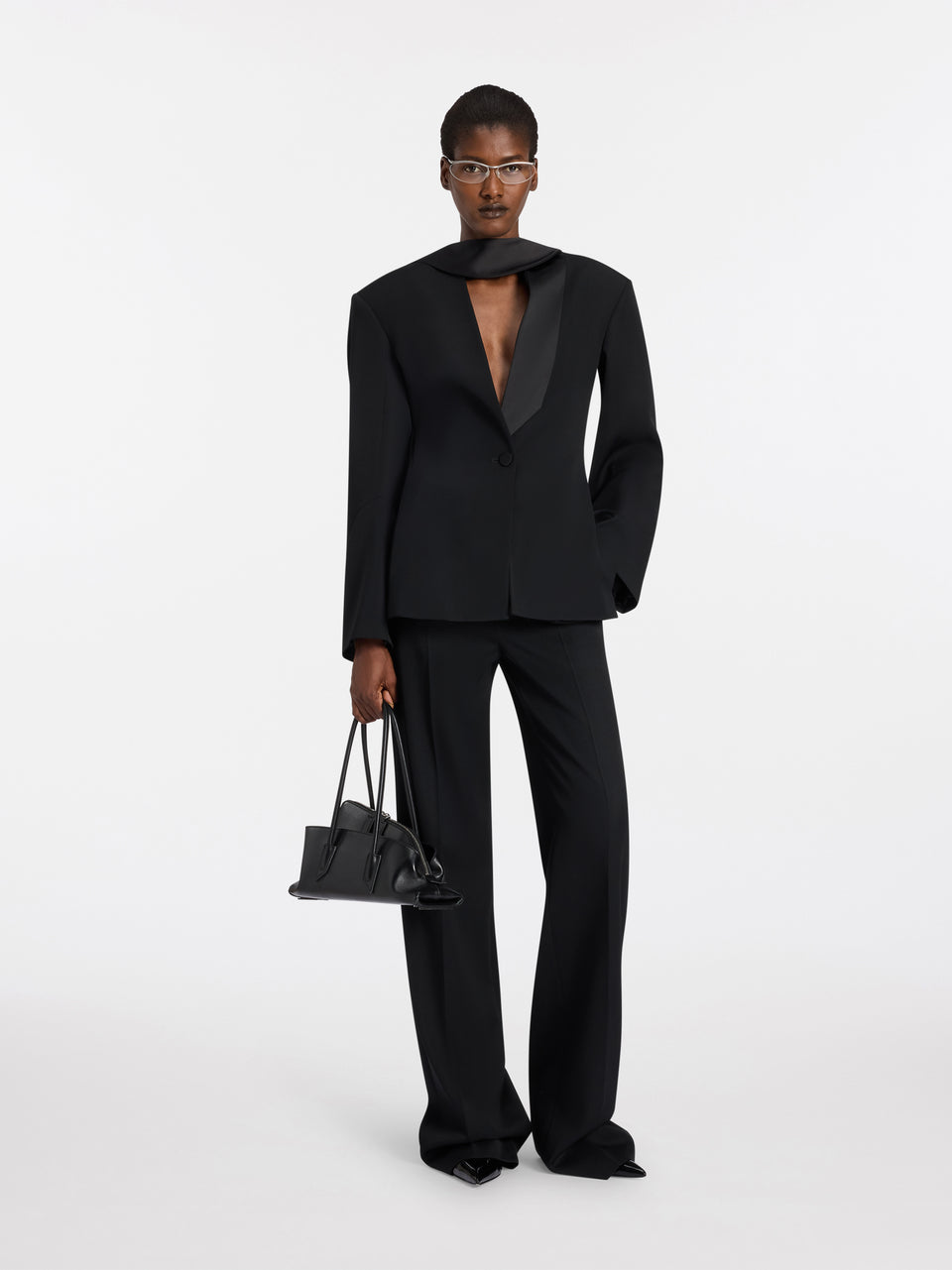 Black tuxedo jacket