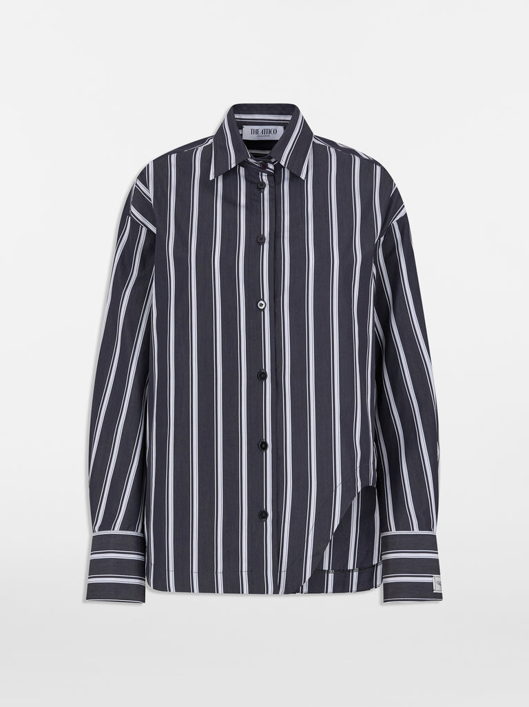 Camicia white e navy blue