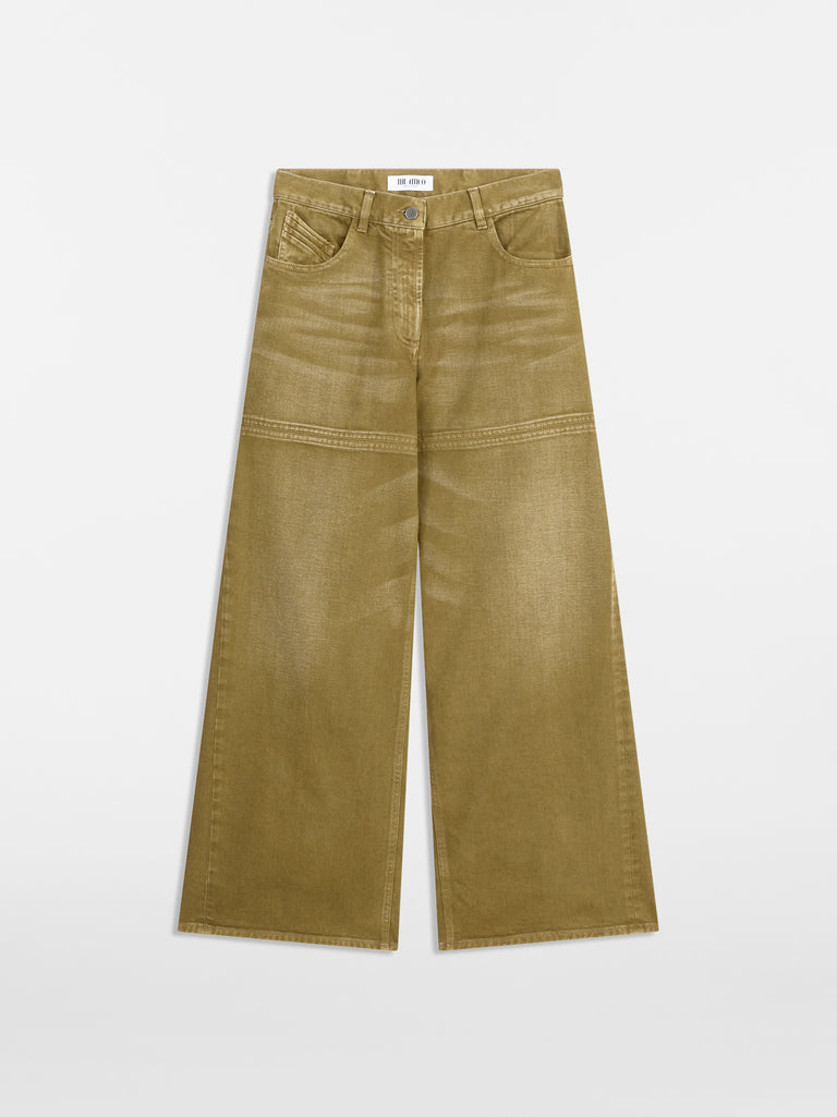 Jeans brushed green
