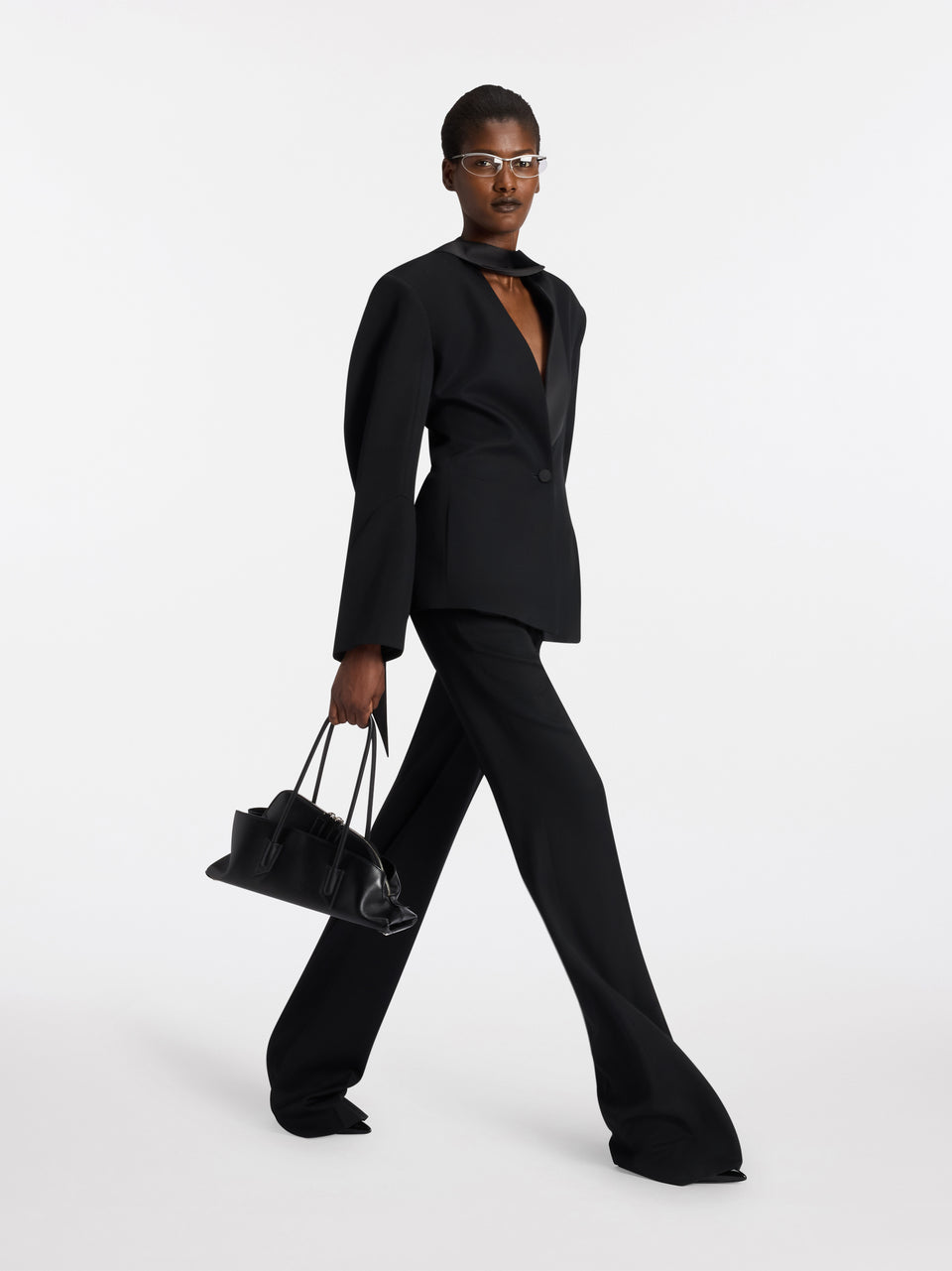 Black tuxedo pants