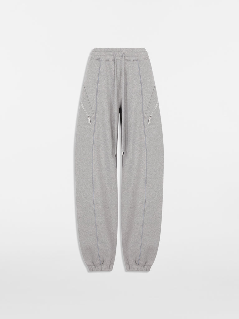 Pantalone lungo jogger melange grey