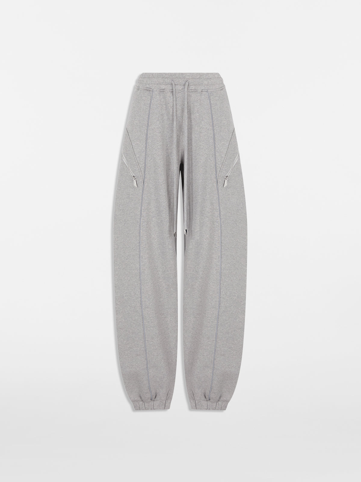 The Attico Melange grey joggers - 42